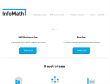 Tablet Screenshot of infomath.it